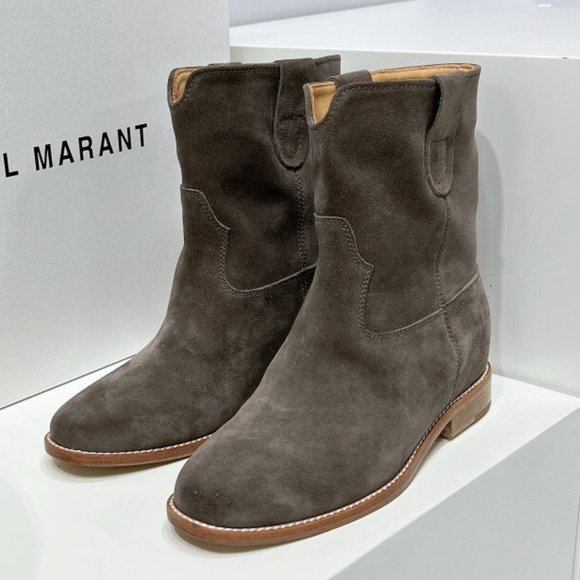 Isabel Marant Duerto Cowboy boots, dark grey, size 38 - Picture 6 of 9